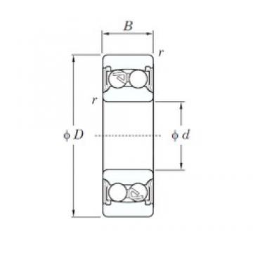 KOYO 2302-2RS self aligning ball bearings