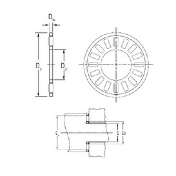 KOYO NTA-6074 needle roller bearings #5 image
