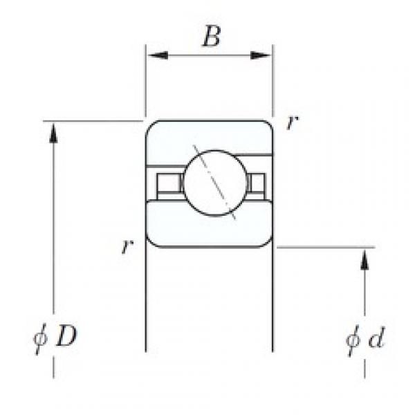 KOYO KFA160 angular contact ball bearings #5 image
